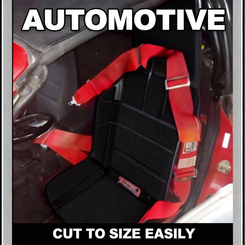 XCEL Marine Foam Roll with Self Adhesive â€“ Black, 72" x 17" x 1/4" Closed Cell Foam Rubber Water Resistant Padding Sheet â€“ Home, Marine, Garage, Automobile, Crafts & Cosplay (Black, 72" x 17" x 1/4") - Image 3